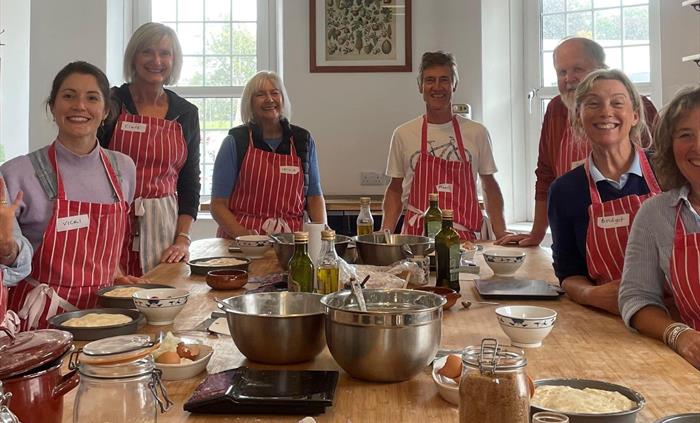 Class around the kitchen table